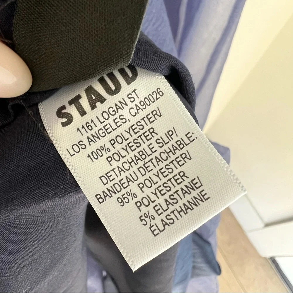 Staud Calluna Maxi Dress in Navy - Picture 9 of 11